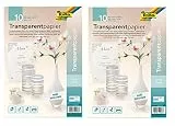 folia 87400 - Transparentpapier, DIN A4 (Weiß, 20 Blatt)