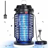 YISSVIC Elektrische Mückenlampe, elektrisch, 4200 V + 15 W, UV-Lampe, IPX4, wasserdicht, für Innen- und Außenbereich
