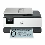HP OfficeJet Pro 8132e Multifunktionsdrucker, 6 Monate gratis drucken Instant Ink inklusive, Drucker, Scanner, Kopierer, Fax, WLAN, LAN, Duplex, ePrint, Airprint, Basalt