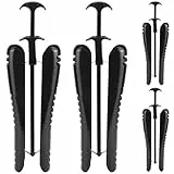 QWORK® 4 Stück Stiefelspanner, 31cm Stiefelformer mit Griff, Stiefelformer Schwarz