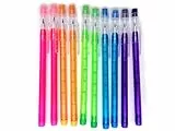 STUWU 10x Steckbleistifte Steckbleistift Bleistift mit Radiergummi Mitgebsel Kindergeburtstag