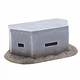 War World Gaming World at War Große Bunker - 28mm WW2 Tabletop Spiele Gelände Modellbau Diorama Schlachtfeld Militär Kriegführung Battleboard Modell Harz