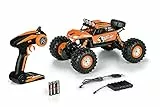 Carson – Sea Racer 1:12 – RC-Auto als Amphibienfahrzeug, 100% RTR, für Land und Wasser, robust und wasserfest, mit 2.4G Fernsteuerung, LxBxH: 350mm/ 250mm/ 168mm, Orange