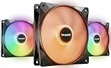 be quiet! Light Wings LX 120mm PWM high-speed Lüfter, Enthält 3 Lüfter, Beleuchteter Hub und mattierte Lüfterblätter, vielzählige Farben und Effekte, ARGB-Kabel mit Möglichkeit zur Reihenschaltung