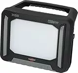 Brennenstuhl Professional Multi Battery LED Akku Baustrahler 3000 MA (3150lm, IP65, Arbeitsleuchte kompatibel mit 18V Akkus 10 verschiedener Hersteller, ohne Akku, Engineered in Germany)