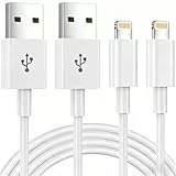 iPhone Ladekabel,Lightning Kabel [2Pack1M] MFi-Zertifiziert iPhone Kabel iPhone USB Kabel Für Apple iPhone 14 13 Pro Max Mini XS XR X 8 7 6 6s Plus 5 SE, iPad Air(Weiß)