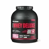 Body Attack Extreme Whey Deluxe - Strawberry White Chocolate, 2,3 kg - Made in Germany - Eiweißpulver mit Aminosäuren, Triple-Whey-Complex, CFM Whey Isolate, Protein-Pulver, fettarm, zuckerarm