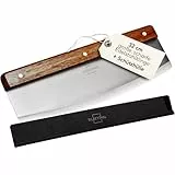 SILBERTHAL Pizzaschneider - 32cm Edelstahl Klinge - Eleganter Griff aus Akazienholz - Pizzamesser inklusive Klingenschutz - Pizza Accessories