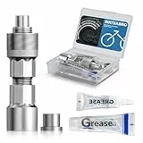 WATSABRO Kurbelabzieher Fahrrad 14mm Schlüssel Universal Tretlager Werkzeug für 16mm Schraubenschlüssel, Kurbelabzieher kompatibel für (Shimano/ISIS/Bosch E-Bikes) Octalink 4-Kant Square Type