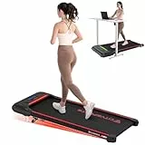 CITYSPORTS Laufband mit Steigung, Walking Pad mit 9%–13% Neigung, LED-Anzeige & Lichteffekt, 1–6 km/h, 440W Motor, 120 kg Belastbar, Laufband für Zuhause & Büro mit Fernbedienung