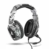 Trust Gaming Headset GXT 488 Forze-G - Offiziell Lizenziert für PlayStation - PS4 und PS5 Headset mit Klappbarem Mikrofon und Einstellbarem Kopfbügel, 3.5mm, Over-Ear Kopfhörer mit Kabel - Grau