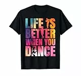 Hip Hop Girl Damen Tanz-T-Shirt Schwarz Klein EU S