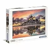 Clementoni 39367 Der wunderschöne Mont Saint-Michel – Puzzle 1000 Teile, Geschicklichkeitsspiel für die ganze Familie, Erwachsenenpuzzle ab 14 Jahren