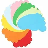 TOKIDNY 72 Stück Teiliges Buntes Papierschnitt dekorationsset für DIY Bastelpapier Festival accessoires Kindergarten Wanddeko Vielseitig für Party Schlafzimmer Klassenzimmer Büro Geeignet