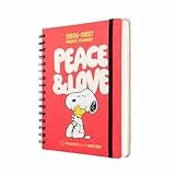 Grupo Erik Hausaufgabenheft 2026 2027 Peanuts Snoopy Kalender Schulplaner A5 - Schulkalender Schülerkalender Studienplaner Wochenplaner - Terminplaner 2026 2027 A5 - Merch Geschenke zur Einschulung
