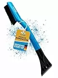 LICARGO Eiskratzer Auto mit Besen [Made in EU] große Kante und schonende Borsten - 41cm Auto Eiskratzer lang - Stabiler Scheibenkratzer Auto Schneebesen Auto - Eiskratzer mit Besen Auto 2024