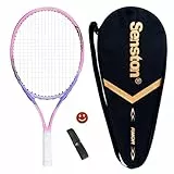 Senston Tennisschläger 23 One-Piece-Design Tennis Schläger Set mit Tennistasche,Overgrip,Vibrationsdämpfer