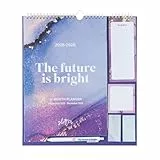 Grupo Erik Kalender 2026 Glitter Familienplaner Kalender 2026 Wandkalender 2025 2026 - Monatsplaner für 16 Monate - Offizielles Lizenzprodukt