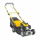 STIGA Combi 48 S – Rasenmäher mit Radantrieb, 139 cm³ Benzinmotor, 46 cm Schnittbreite, 60 L Grasfangkorb, Mulchstopfen inklusive