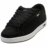 Etnies Kingpin – Klassischer Skate-Heritage-Fashion-Stil mit angesagtem, verstärkte Cupsole, Alltagssneaker - Größe 44 - Farbe Black/White/Gum
