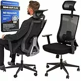 VALKENSTOL M3 Bürostuhl Ergonomisch Testsieger, Einstellbarer für maximale Bewegungsfreiheit, Rückenfreundliche Bürostühle, Lendenwirbelstütze Schreibtischstuhl für Büro und Home Office Chair