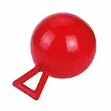 Kerbl Pferdespielball, Pferdespielzeug, Tierspielball, rot, PVC, Ø25cm, Pferde, mit Ventil, widerstandsfähig