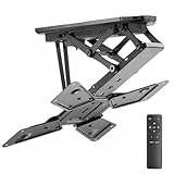 my wall HL40ML klappbare motorisierte Deckenhalterung mit Fernbedienung für TV 23-55 Zoll (58 cm - 140 cm), VESA 100x100, 200x200, 300x300, 400x200, 400x400