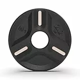 Tribe WOD, Olympus Bellbar Plates Hantelscheiben für Männer und Frauen, Hantelscheiben aus Gummi und Stahl, 2 kg, 2 Stück, Gummi- und Stahlgewichte zum Heben, Rep Fitness Stoßstangenplatten