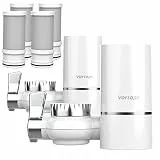 Vortopt Wasserhahn-Wasserfilter, 2 Packungen, 4 Filter, VT-T1NEW2