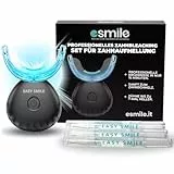 EASY SMILE - Professionelles Zahnaufhellungs-Kit mit 16X LED-Licht – 3 Bleaching Gele – Effektives Zahnbleaching für weiße Zähne – Sicher für den Zahnschmelz, schnelles Teeth Whitening zu Hause