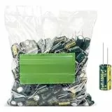 Rosfix Kondensatorsatz 120 Stück – Low ESR & Standard | 15 Werte, Verschiedene Kapazitäten & Spannungen | Elektronikprojekte | Elektronische Bauteile