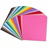 12' x 12' Buntkarton - 60 Blatt Kartonpapier 20 Farben 180g/m² 65lb 30,5×30,5cm Kartenset für Kartenbasteln, Schulprojekte, Kunst- & Bastelbedarf UAP10MX60