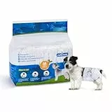 Nobleza Hund Windeln Einweg Weiblich Welpen Training Windeln Super Absorbent Pet Wraps 12 Pack, Größe M