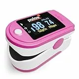 Pulox PO-200 Solo Pulsoximeter Pink zur Messung von SpO2, Puls und PI