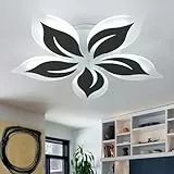 Caufloce LED Deckenleuchte Blume Fernbedienung APP Moderne Deckenlampe Dimmbar 3000K-6000K Wohnzimmer Deckenbeleuchtung Smart 50W Schlafzimmer, Flur, Esszimmer