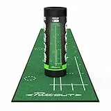 PuttOut Unisex – Erwachsene große Golf-Puttingmatte, 367 x 67 cm, Grün, Put/MAT/LRG, 367 cm x 67 cm