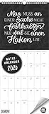 DUMONT - Funny Quotes Notizkalender 2026 – Typo-Wandkalender im Hochformat 22 x 50 cm – Sprüche-Planer für Humor- & Design-Fans