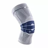Bauerfeind GenuTrain Kniebandage, gepolsterte Patella-Kniebandage, Unisex, 11041205080003, Titan, 3