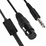 AYNEFY Aviation-Kopfhöreradapterkabel, Verstärkte XLR an GA-Dual-Stecker für Piloten, Nahtlose Konnektivität mit 5-pin-XLR für Allgemeine Luftfahrt-Headsets