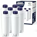 ARETHONE Wasserfilter, Ersatz für De'Longhi Kaffeevollautomaten DLSC002 Filter, Kaffeefilter Kompatibel mit De'Longhi Magnifica S, Dinamica, Eletta Explorer, ETAM, EPAM-Serie (6-Stück)