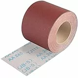 Shineboc Schleifpapier Rolle Körnung 240, 93 mm x 10 m Schleifleinen Rolle für Handschleifer zum Holz Metall