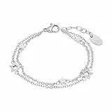 s.Oliver Armband Edelstahl Mädchen Kinder Armschmuck, 14+2 cm, Stern, Kommt in Schmuck Geschenk Box