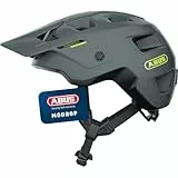 ABUS MTB-Helm MoDrop - robuster Fahrradhelm mit guter Belüftung für Mountainbiker - individuelle Passform - für Damen und Herren - Grau Matt, L