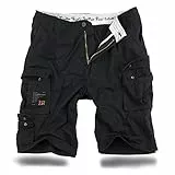 Trooper Cargo Shorts Lightning Edition - schwarz XL