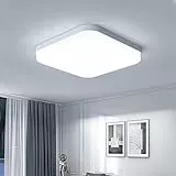 EASY EAGLE LED Deckenleuchte Quadrat: 6500K Deckenlampe LED - IP44 Decke Lampe Panel für Küche Badezimmer Wohnzimmer Keller Flur 23CM 36W