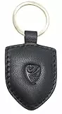 GERMANUS Schlüsselanhänger, Leder, schwarz