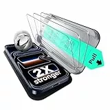 ESR für iPhone 17 Pro für Panzerglas 3 Stück [3 Sekunden Schnellinstallation] Militärischer Schutz, 9H Härte, Vollflächig Gehärtetes Glas mit UltraFit Tray