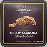Chrisanthidis Delights Melomakarona Traditionelles griechisches Weihnachtsgebäck in Metallbox 680g