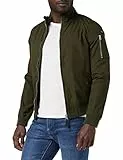 Schott NYC Herren Kenny Jacke, Grün (Dark Kaki Dark Kaki), Large