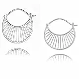 Pernille Corydon Daylight Creolen Silber - Ø22 mm Damen Ohrringe rund Silber 925 - E571s